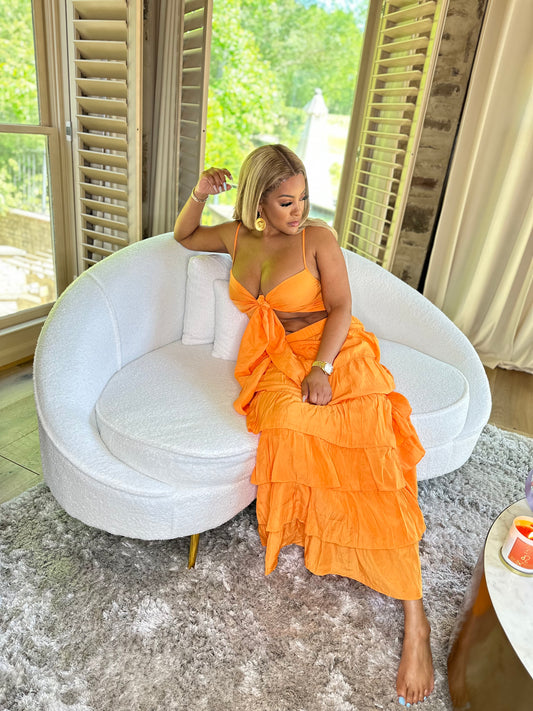 Orangesicle 2 piece set